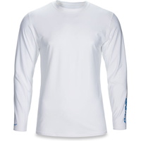 Heavy Duty Loose Fit Langarm Surf Shirt Weiß