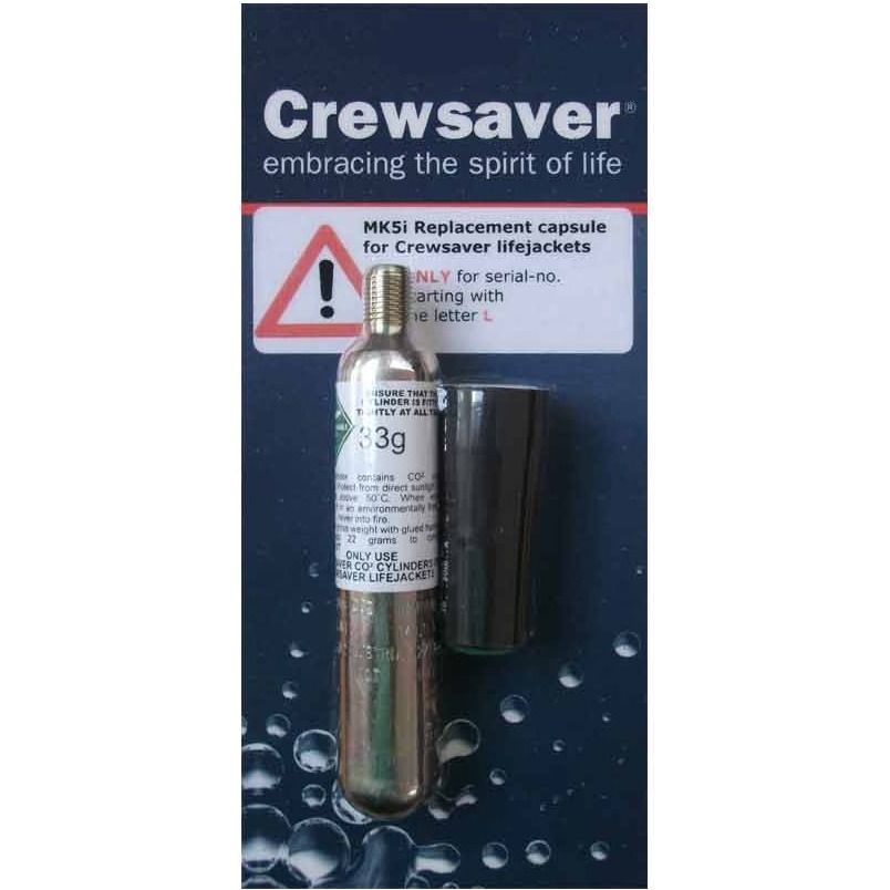 2026 Crewsaver MK5i 150n Auto Lifejacket Rearming Pack 33g 11036 TYLKO DLA NUMERÓW SERYJNYCH POCZTKUJCYCH OD L