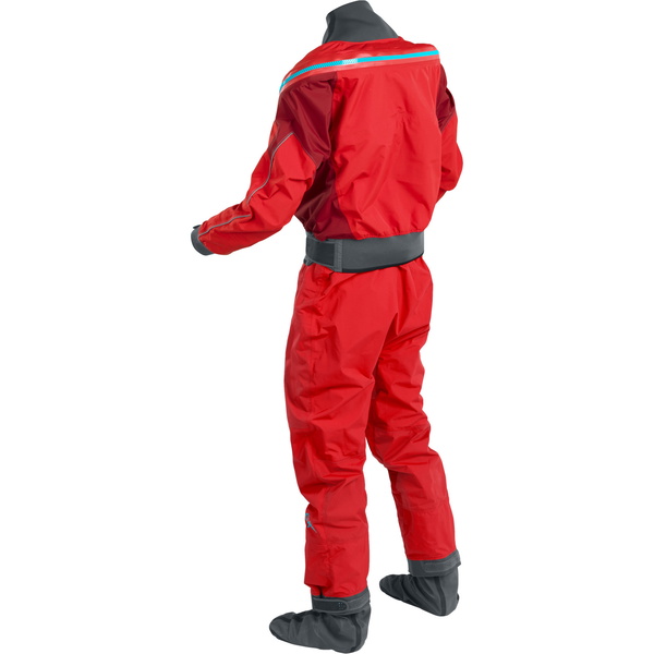2025 Palm Da Uomo Atom Back Zip Tuta Da Kayak A Secco & Con Zip Flame / Chilli 12380