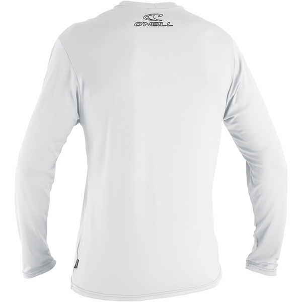 2026 O'neill Mens Basic Skins Langarm Rash Tee 4339 - Weiß