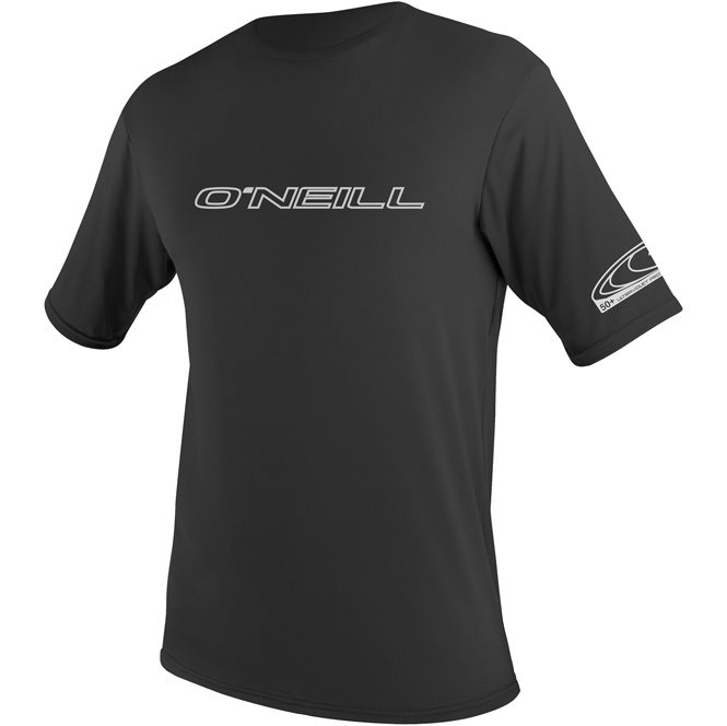 2026 O'Neill Mens Basic Skins Kortärmad Soltröja 3402 - Black