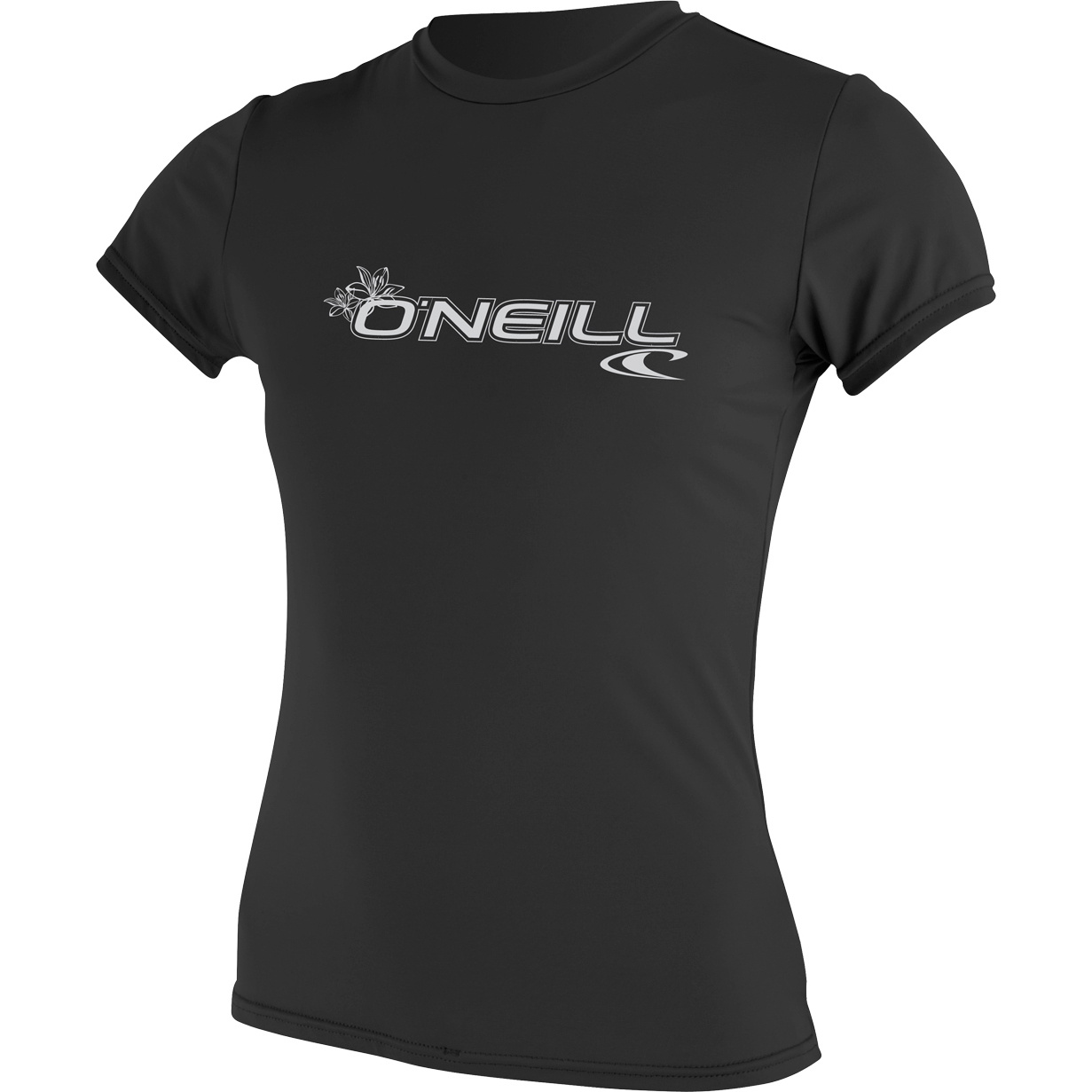 2026 O'neill Kvinners Basic Skins Kortermet Utslett T-skjorte 3547 - Svart