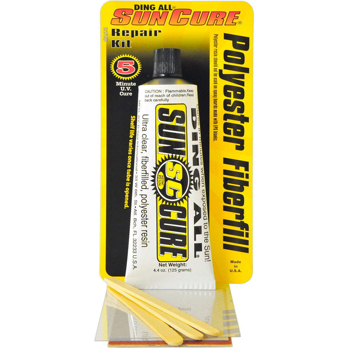 Sun Cure Polyester 4.4oz Fiberfill Repair Kit #223