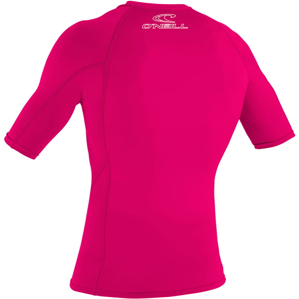 2026 O'Neill Youth Basic Skins Short Sleeve Rash Vest 3345 - Watermelon