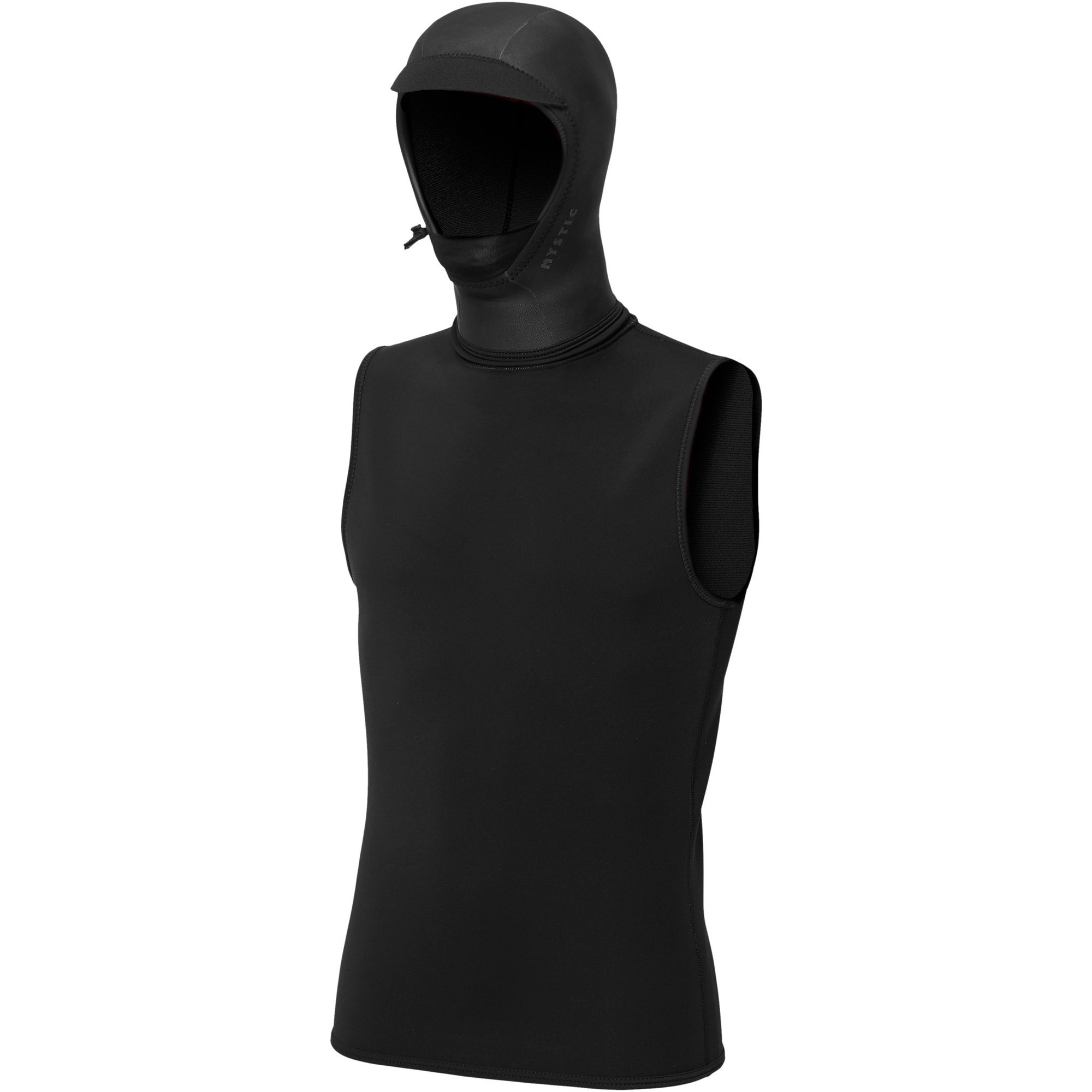 2026 Mystic 3/2mm Top Per Muta In Neoprene Con Cappuccio 35016.230016 - Nero