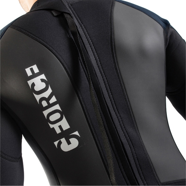 2026 Gul Da Uomo G-Force 3mm Back Zip Flatlock Muta GF1305-B7 - Black / Navy