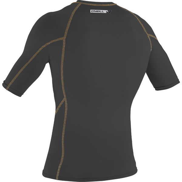 2022 O'neill Premium Skins Kurzarm Rashguard 4169b - Schwarz