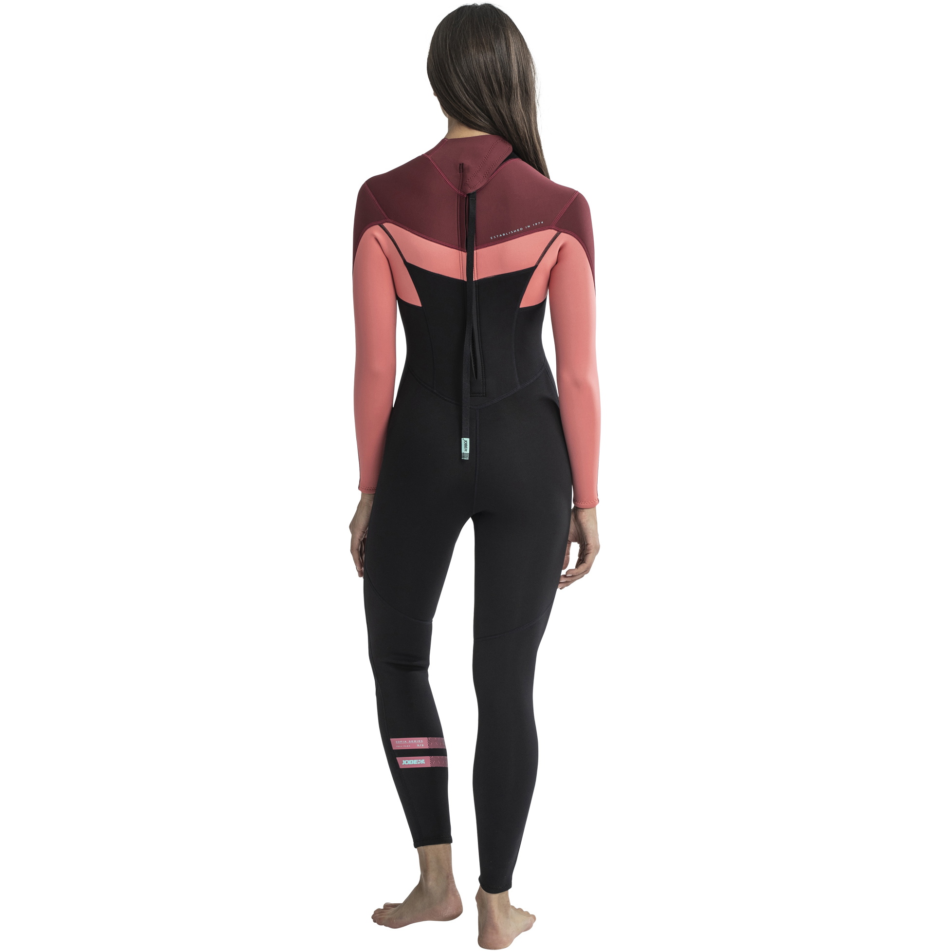 2026 Jobe Dam Sofia 3/2mm Back Zip Våtdräkt 3035220 - Rosa Rosa