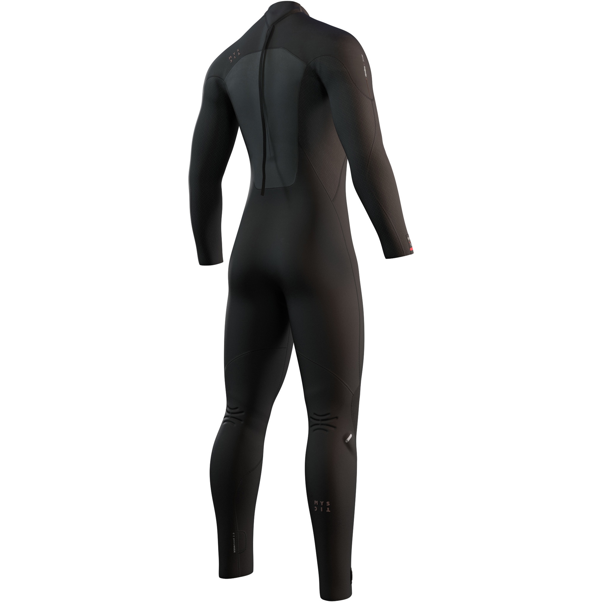 2026 Mystic Da Uomo Majestic 4/3mm Back Zip Muta 35000.230004 - Black