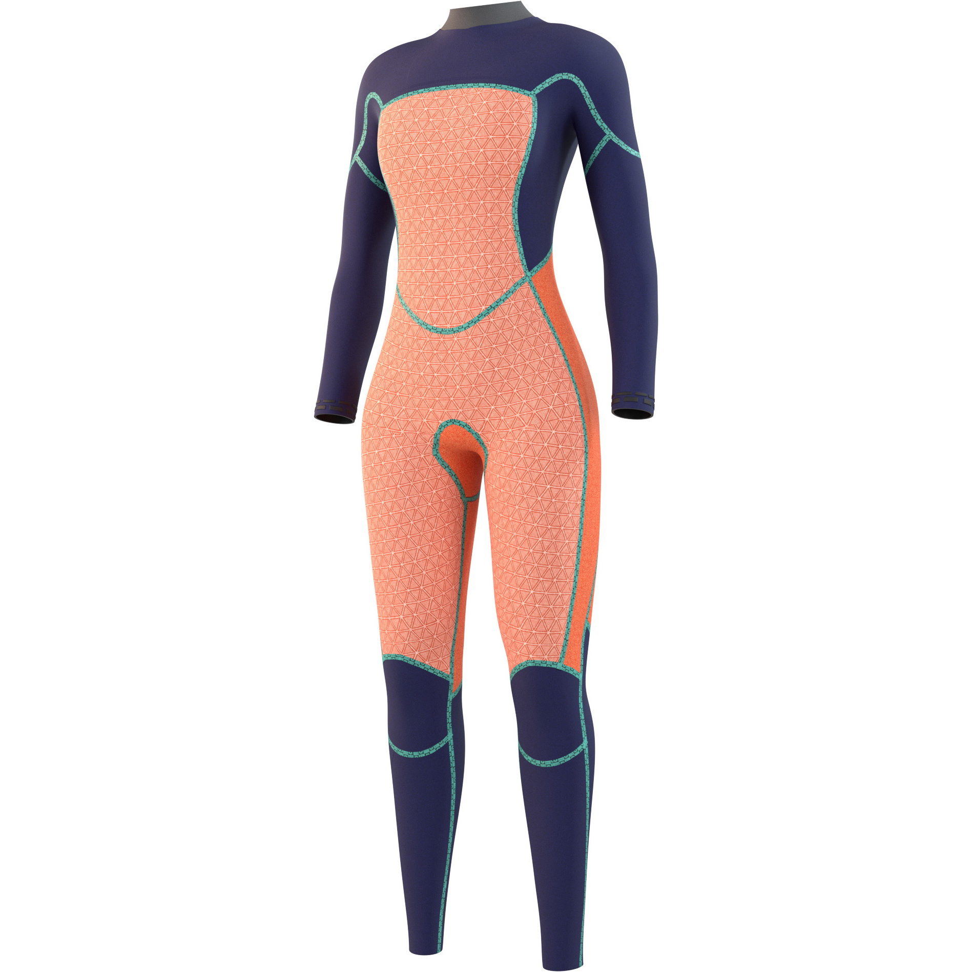 Mystic Jayde 4/3mm Front Zip 2025 Kombinezon Podwójny Damski 35000.230013 - Black