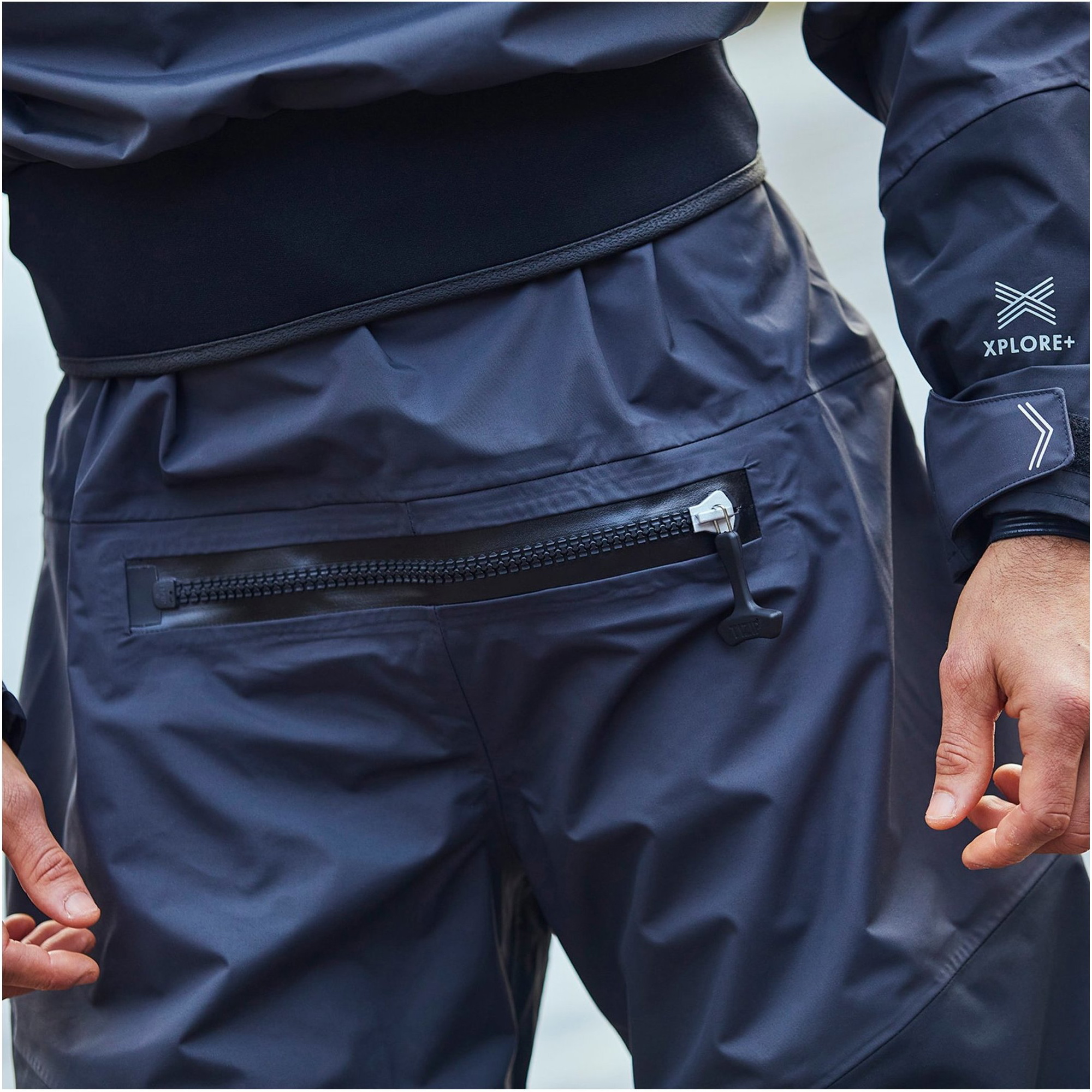 2026 Gill Verso Back Zip Combinaison étanche Avec Fermeture éclair 4805 - Graphite