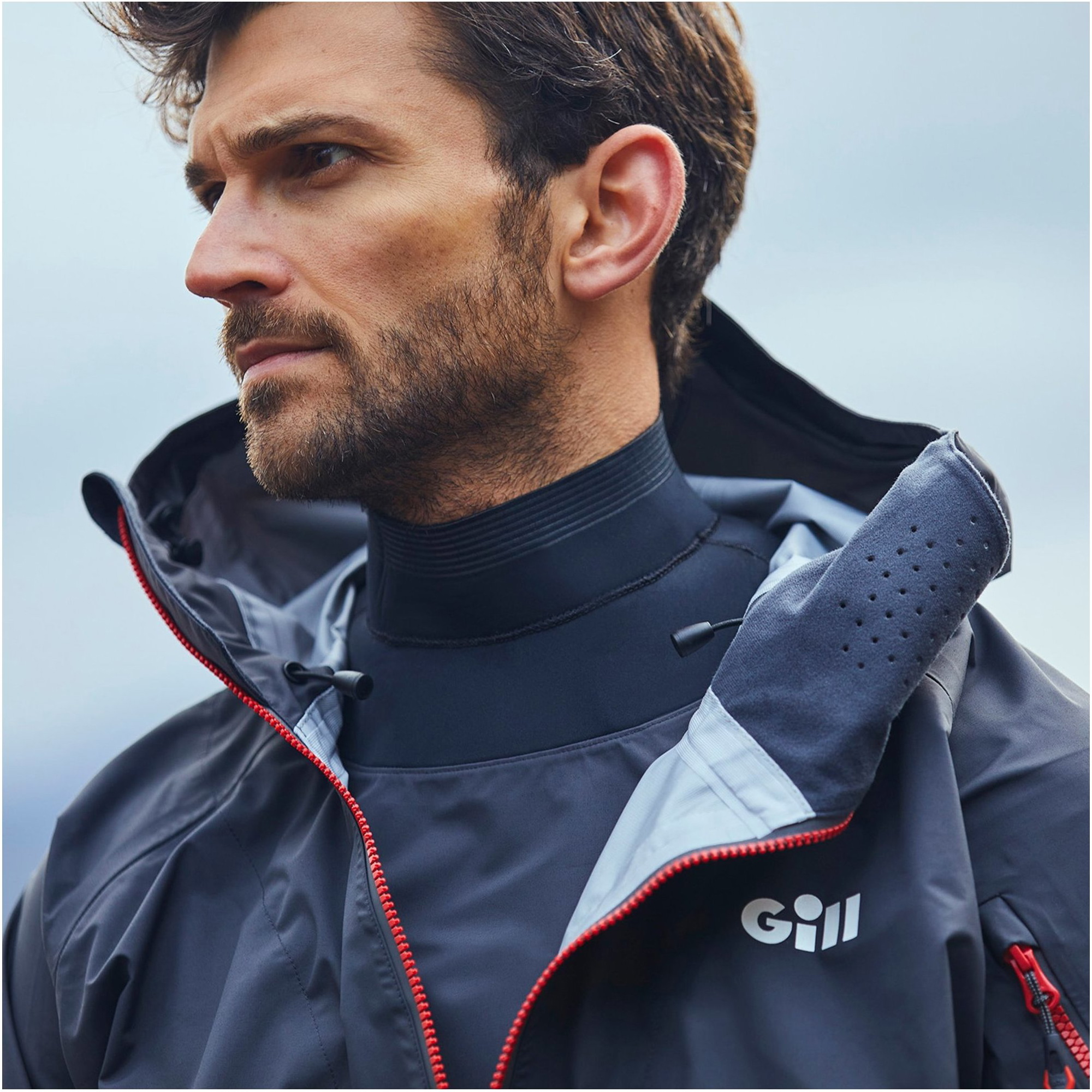 2026 Gill Verso Back Zip Combinaison étanche Avec Fermeture éclair 4805 - Graphite