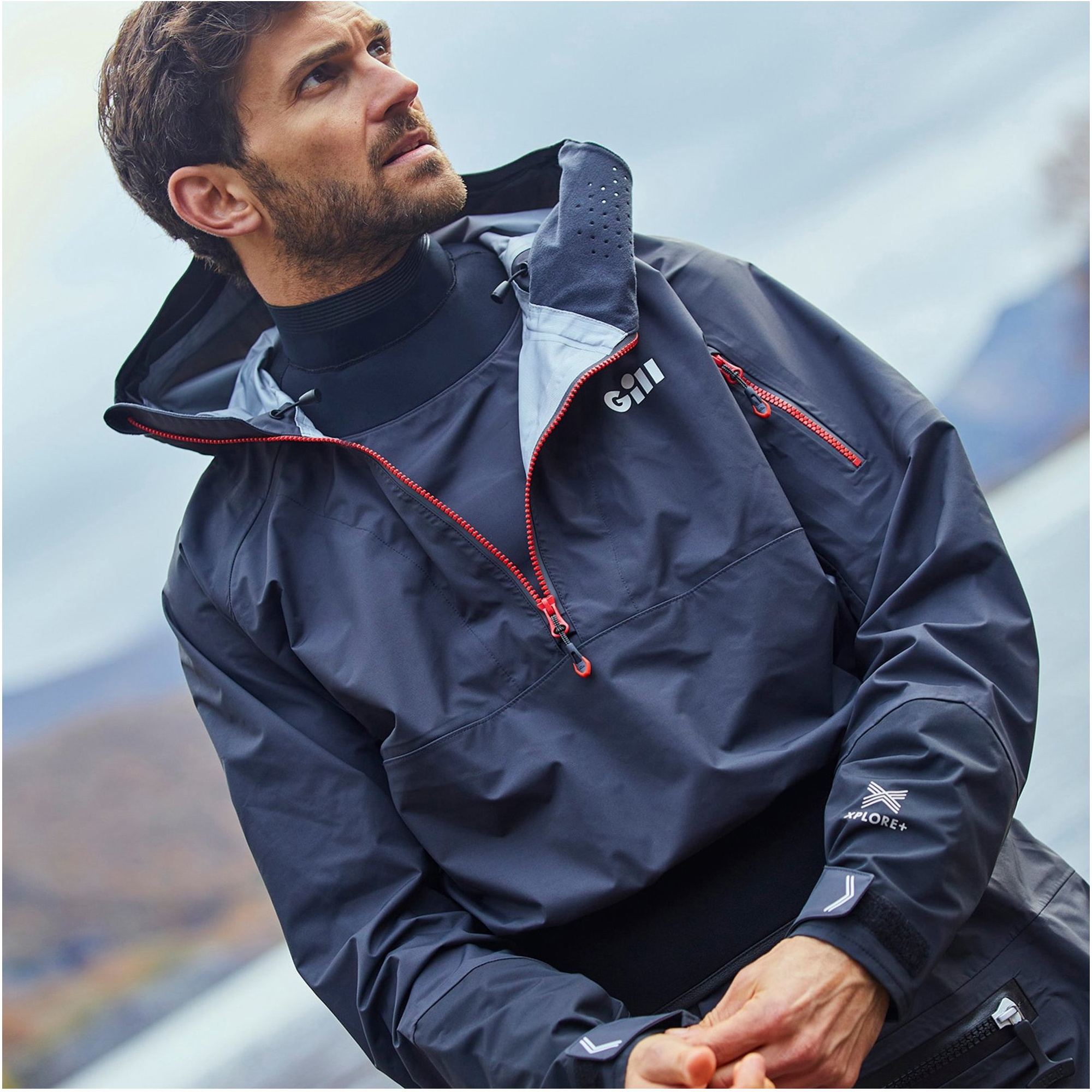 2026 Gill Verso Back Zip Combinaison étanche Avec Fermeture éclair 4805 - Graphite