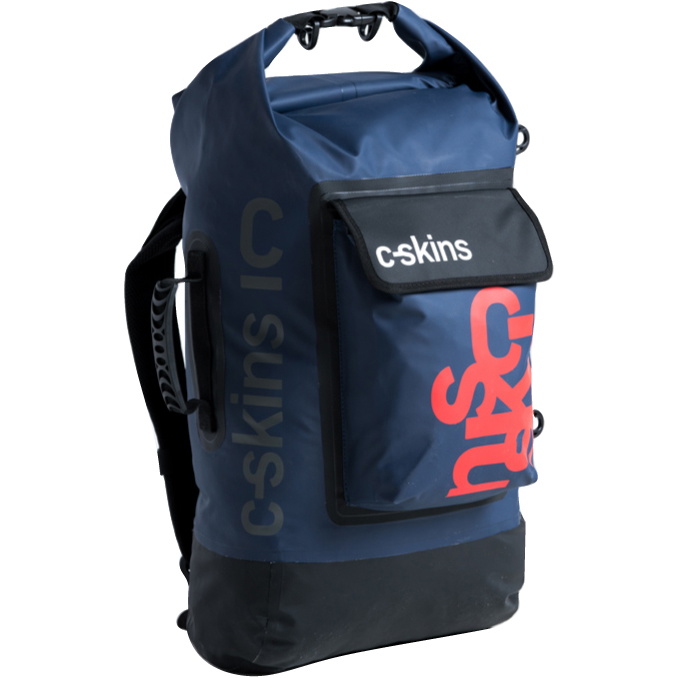 Skins Storm Slate Black 2026 C- Chaser 40L Drybag C-DBP40 - / / Warm Red
