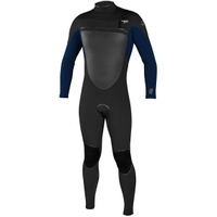 O'neill Psycho Freak Combinaison Chest Zip 4/3mm Noir / Ardoise