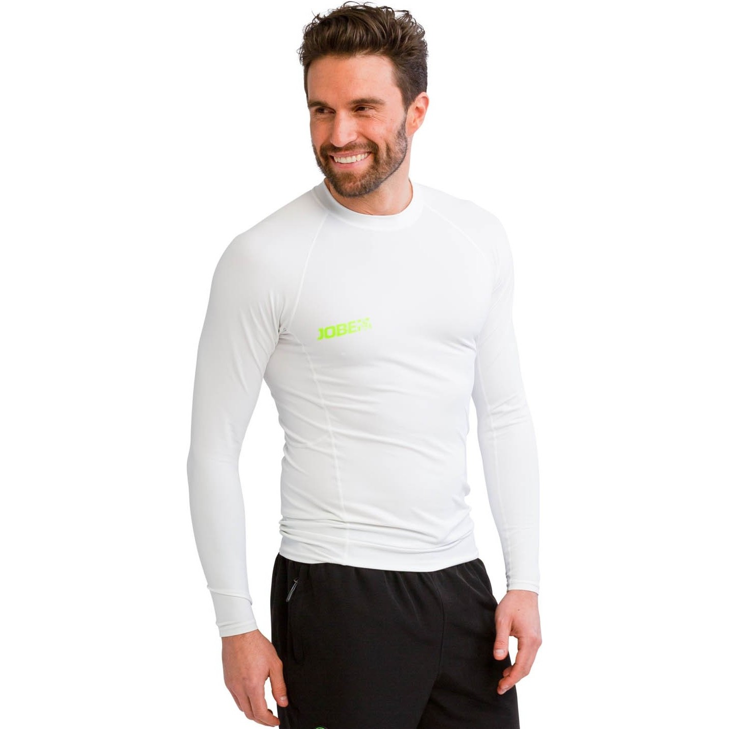2026 Jobe Mens Long Sleeve Rash Vest 544023002 - White