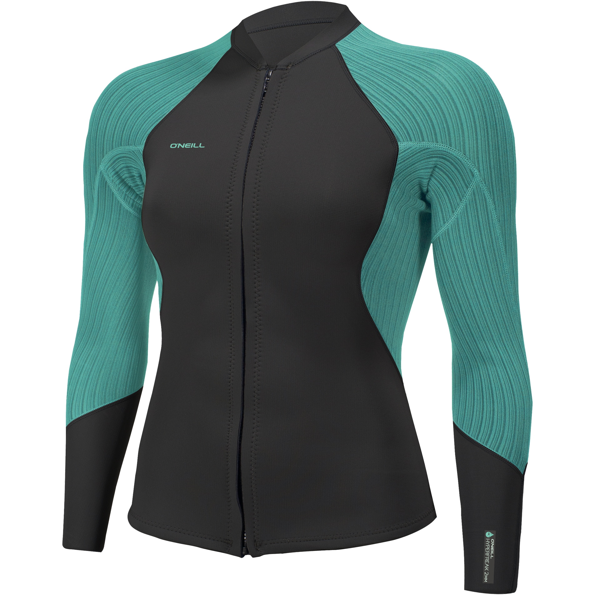 2024 O'Neill Womens Hyperfreak 2/1 5mm Front Zip Jacket 5563