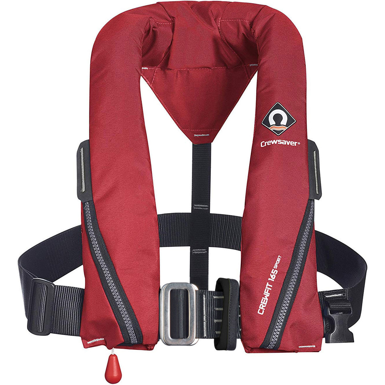 2026 Crewsaver Crewfit 165N Sport Automatic Harness Lifejacket 9715RA - Red