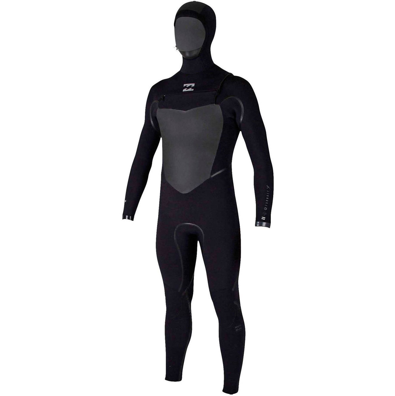 Billabong Furnace X 7/6mm Hooded Chest Zip Wetsuit BLACK Z47M01