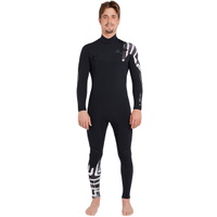 Furnace Comp De Carbone 5/4mm Chest Zip Combinaison D'impression Noire