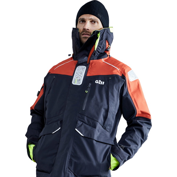 2026 Gill Hombres OS1 Ocean Traje De Vela GMOS1CS - Graphite / Orange