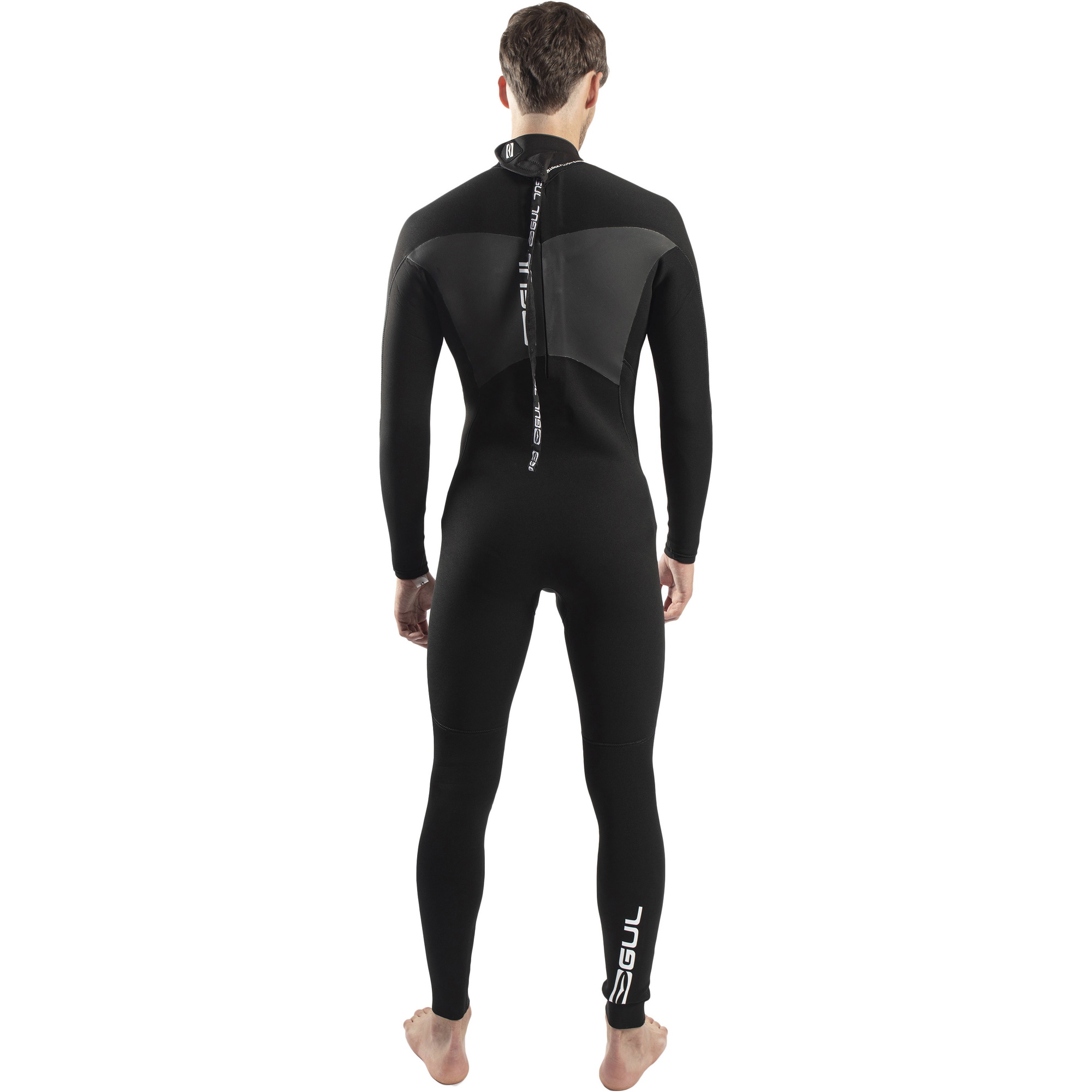 2026 Gul Hombres Response 4/3mm Gbs Back Zip Neopreno RE1246-C1 - Black