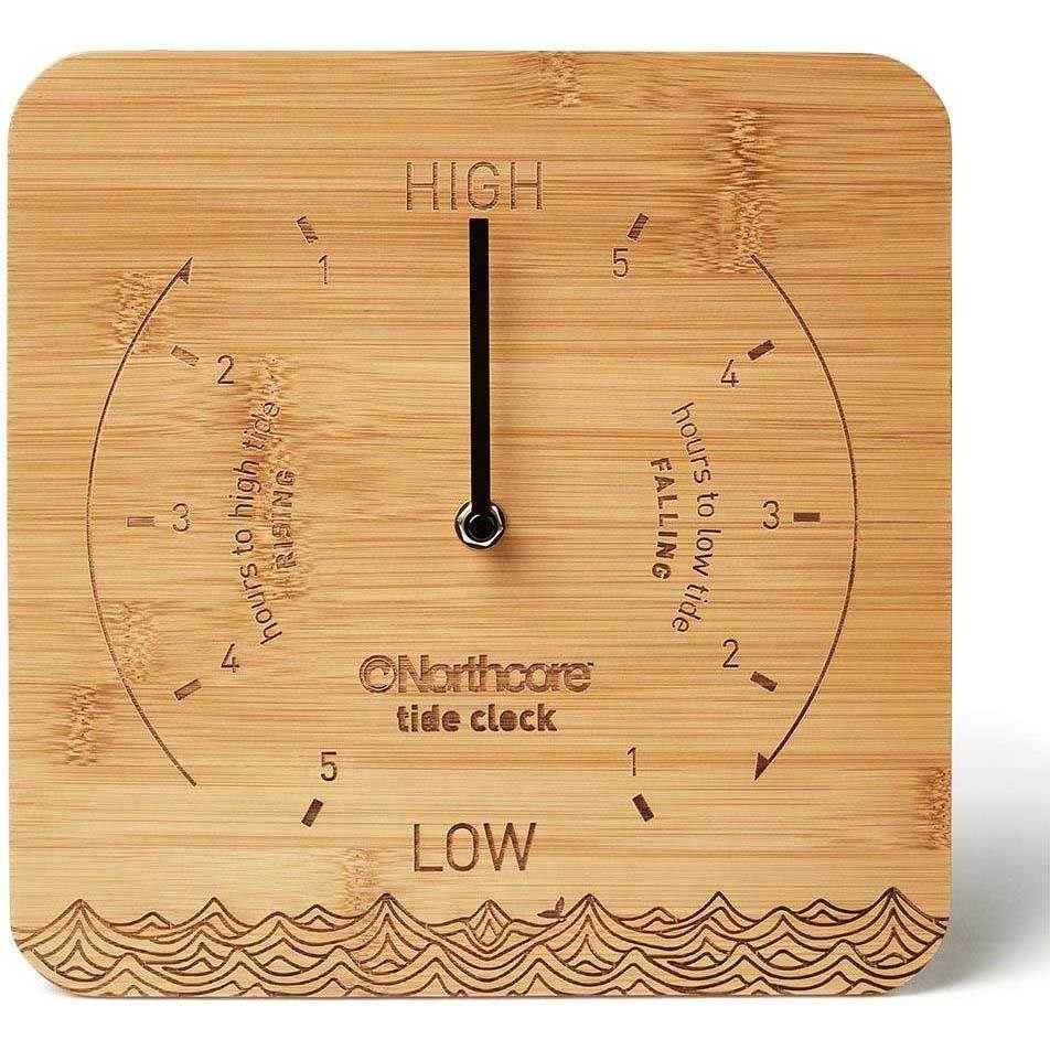 2026 Northcore Desk Top Bamboo Tide Clock NOCO88 - Boardsports