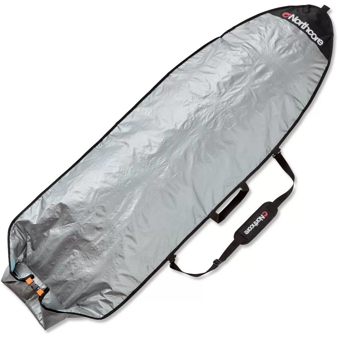 2026 Northcore Roll Top 5mm Adjustable 5'4-7'2 Board Bag - Grey