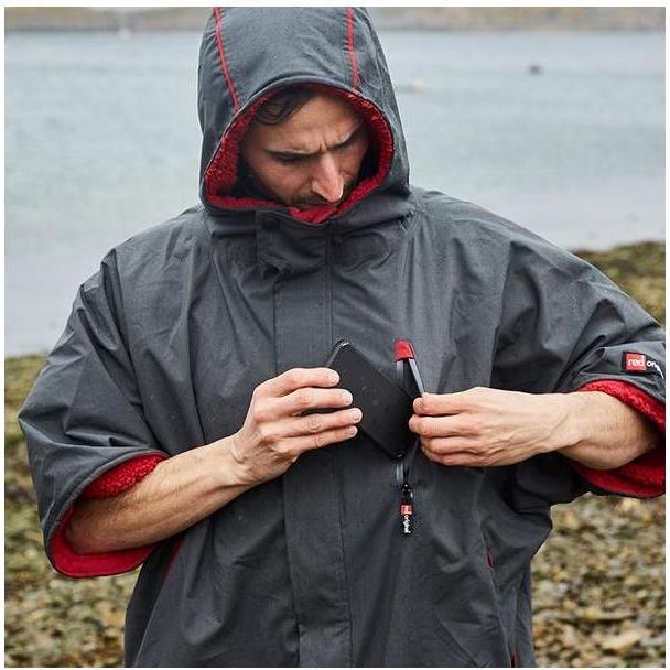 2021 Red Paddle Co Original Short Sleeve Pro Change Jacket Grey