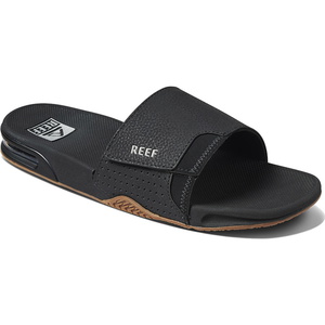 2026 Reef Fanning Sliders CI3632 - Black / Silver