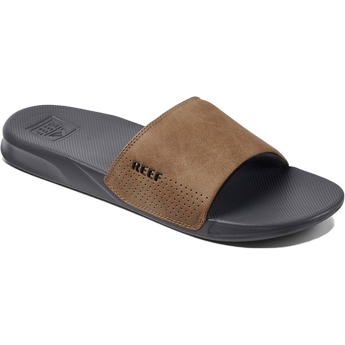 2025 Reef Mens One Sliders RF0A3OND - Grey / Tan  display picture 3