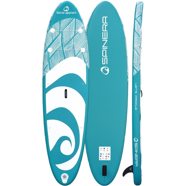 Spinera Lets Paddle 11'2 Inflatable Stand Up Paddle Board Package - Board, Bag, Pump, Paddle & Leash