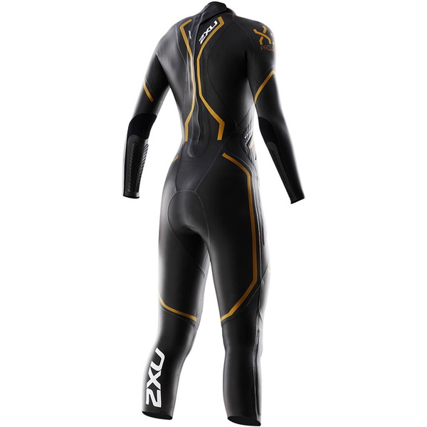 2XU Dames X: 2 Project X TRIATHLON Wetsuit in Zwart / Goud WW1825