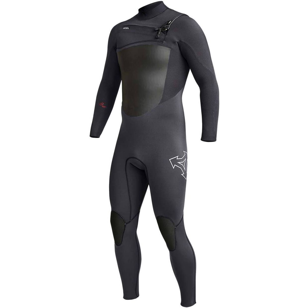 Xcel Mens Infiniti 4/3mm Chest Zip Wetsuit MR433Z19 - Black