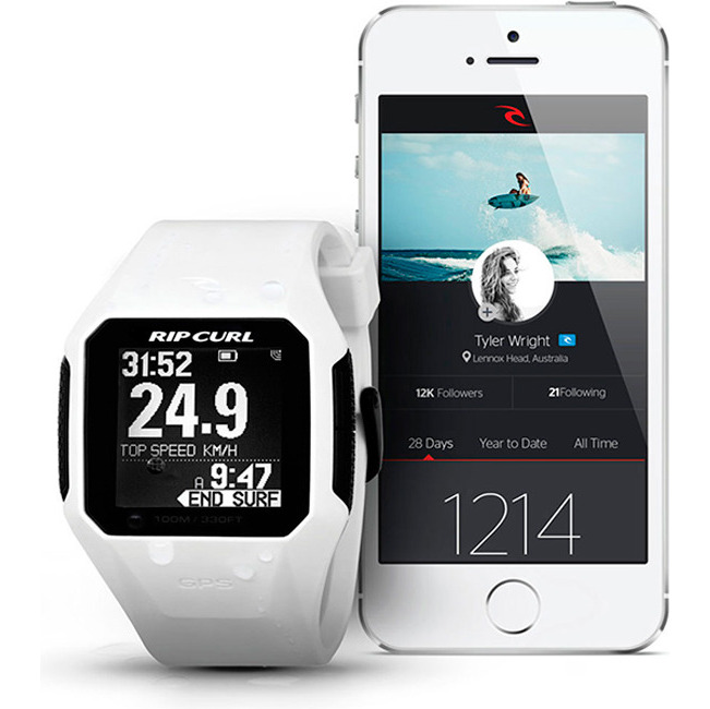 Rip Curl Search GPS Smart Surf Watch in White A1111 - Accessories