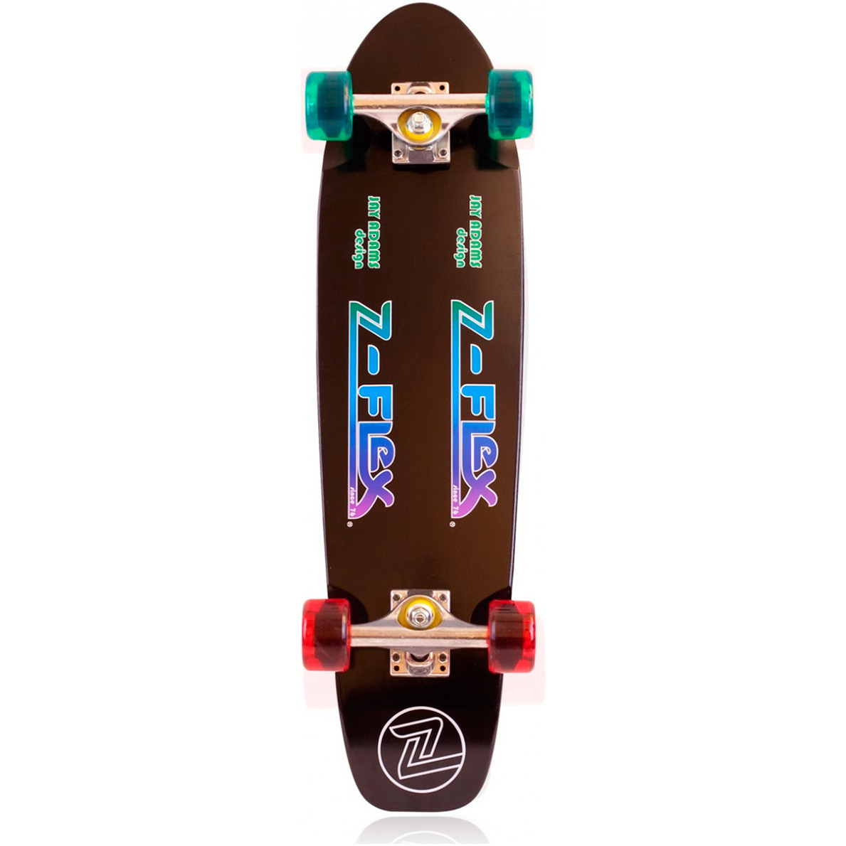 Z-Flex Jay Adams Black/Green Rainbow 29 75 Cruiser - Complete