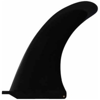 Vervangende Nylon Surfboard / Longboard Center Vinnen 6.5 Inch Zwart