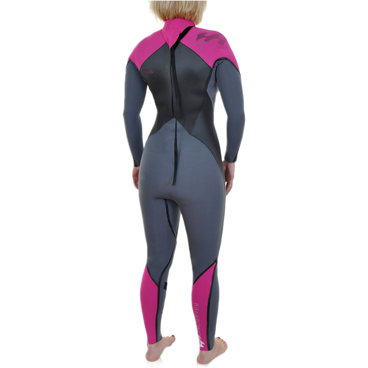 たー　　　　　　　　　　　　　　　　　　　　BILLABONG Billabong Womens SG5 3/2mm Back Zip Wetsuit Ash / Hotpink J43G01