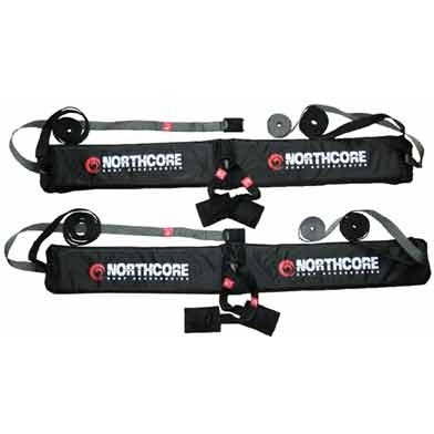 2026 Northcore Double Overhead Soft Roofracks NOCO0 - Black
