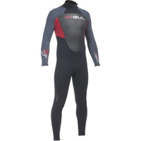 Response 5/3mm  GBS Back Zip Wetsuit Black / Graphite / Red