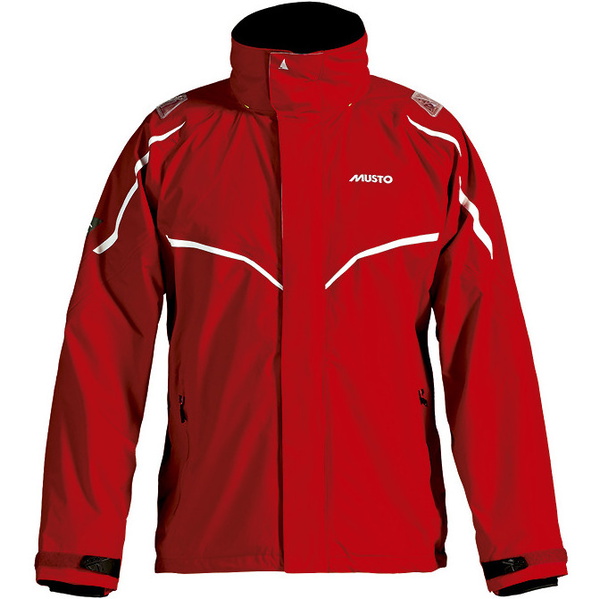 Musto BR1 Inshore Jacket in Red / White SB1227