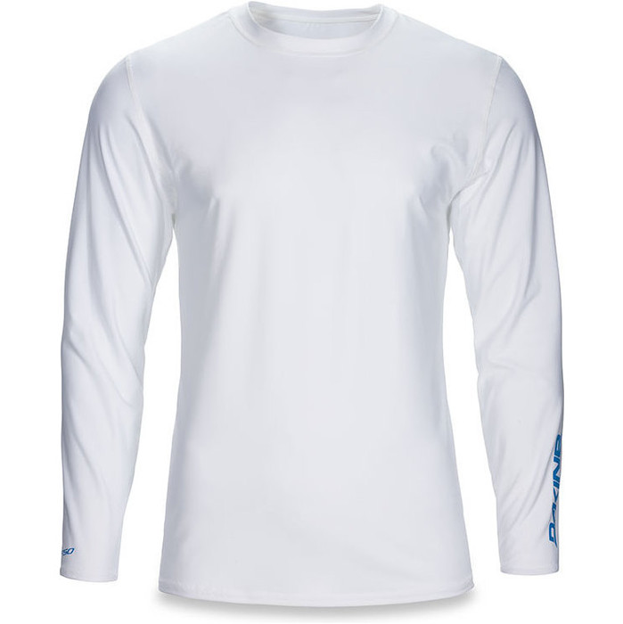 2018 Dakine heavy-duty loose fit shirt met lange mouw, lange mouwen, wit 10001653
