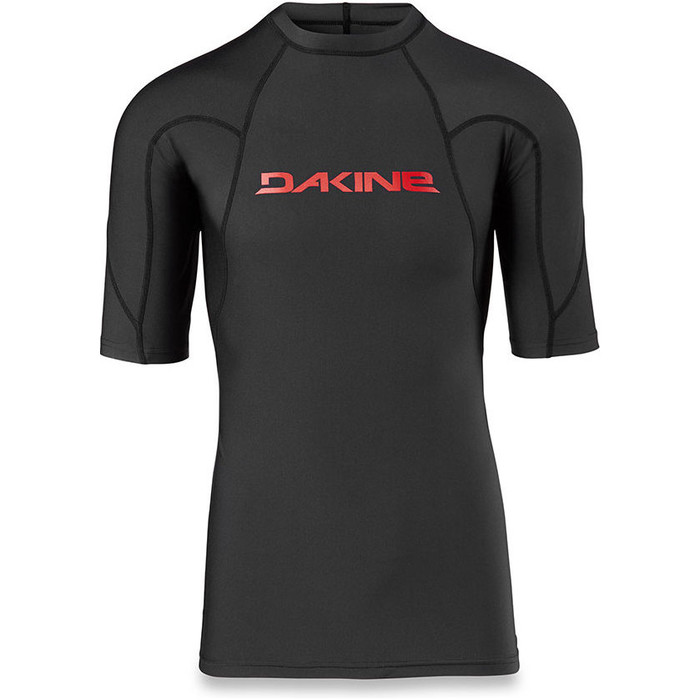 Dakine Heavy Duty Snug Fit Short Sleeve Rash Vest Black 10001656