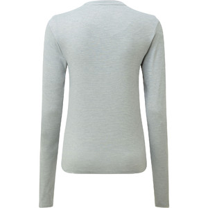 2021 Gill Mujer Holcombe Crew Base Layer Gris 1100w