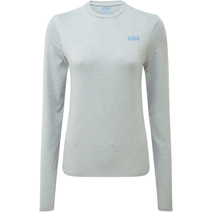 2021 Gill Mujer Holcombe Crew Base Layer Gris 1100w
