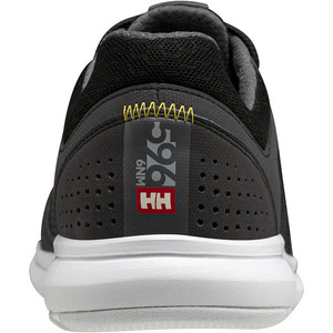 2024 Helly Hansen Ahiga V4 Hydropower Chaussures De Voile 11582 - Noir / Blanc / Argent