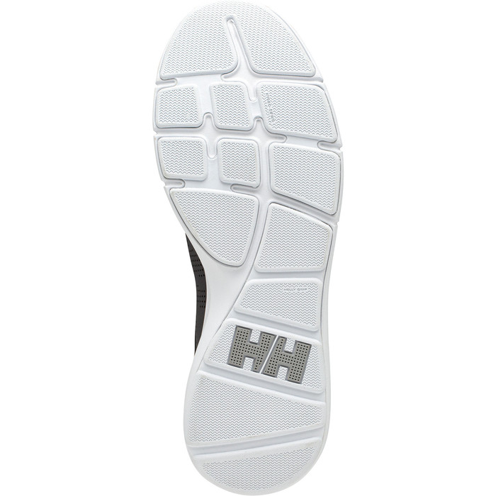 2024 Helly Hansen Ahiga V4 Hydropower Sailing Shoes 11582 - Black / White / Silver