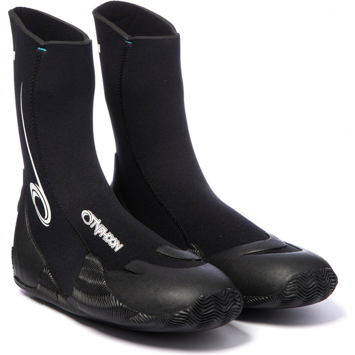 Typhoon Vortex 5mm GBS Round Toe wetsuit Boots Boot Black Yachting Boating 
