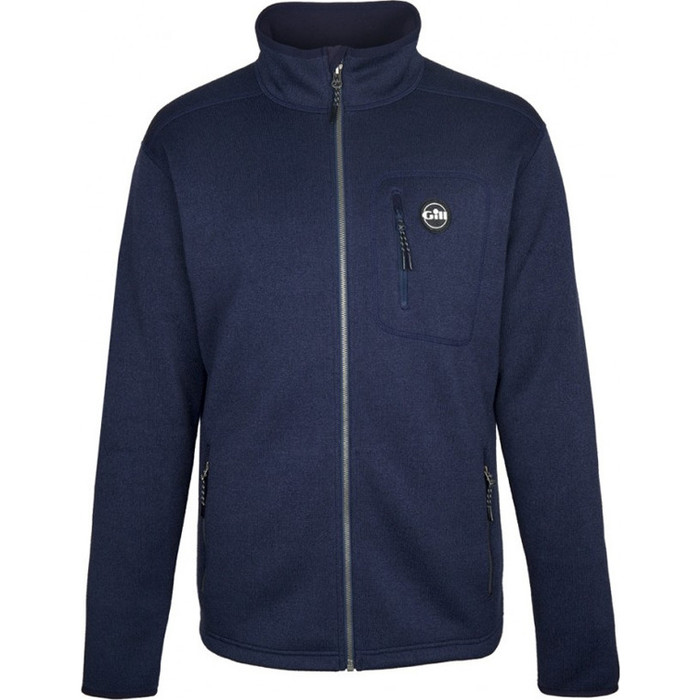 2024 Gill Veste Polaire Tricot Hommes Navy 1493