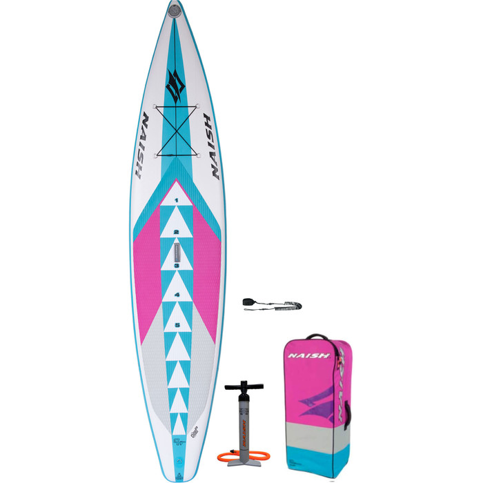2020 Naish One Alana 12'6 "x 30" Stand Up Paddle Board Pakket - Bord, Tas, Pomp En Riem 15110